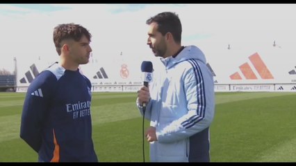 Raúl Asencio habla en Valdebebas tras ser convocado con España: "Es un sueño"