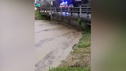 Maltempo in Toscana: Ugione ora Ponte sull'Aurelia