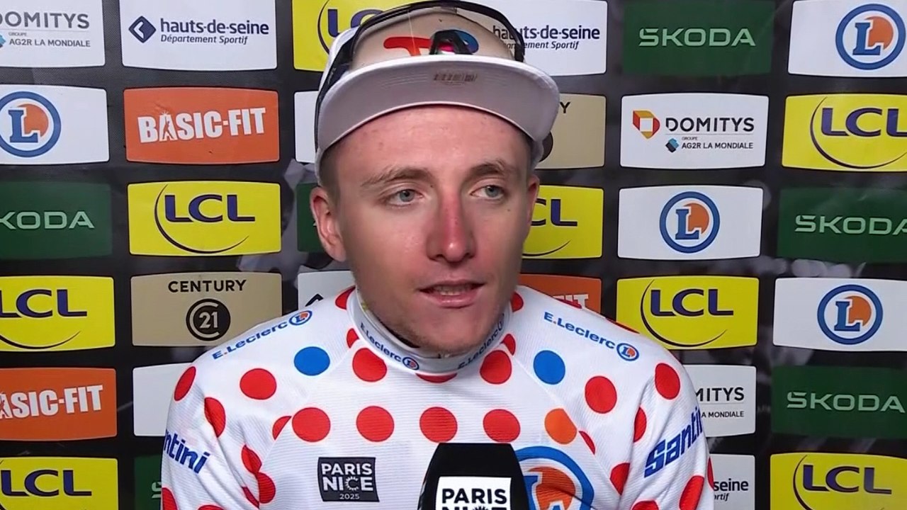 Cyclisme - Paris-Nice 2025 - Thomas Gachignard : "Mes jambes ont dit stop... content d’avoir ce maillot à pois"