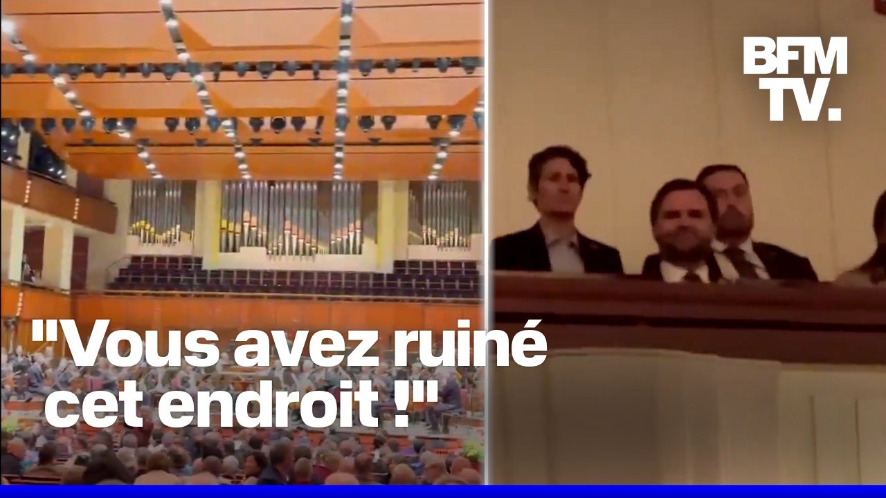 JD Vance se fait huer par le public d’un concert de musique classique à Washington