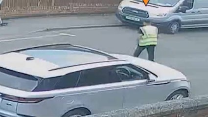 Moment ‘career criminal’ is arrested for murder of Amazon driver who was dragged to death by his own van