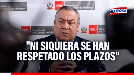 Adrianzén insiste en que Dina Boluarte es víctima de persecución sistemática por parte de la Fiscalía