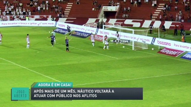 Após um mês, Náutico voltará a atuar com público nos aflitos