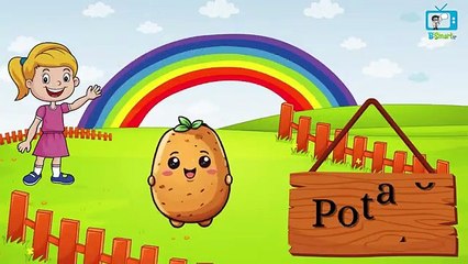 Learn Vegetable Names for Kids | Fun & Educational Cartoon Video