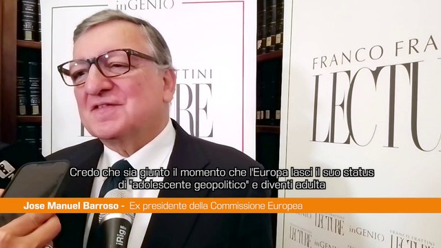 Ue, Barroso Arrivato momento che Europa pensi a sua difesa