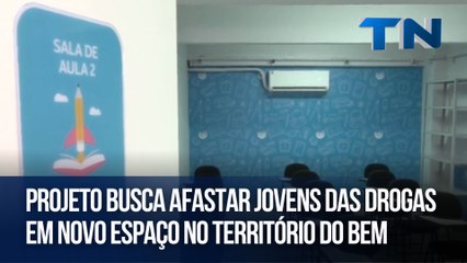Projeto busca afastar jovens das drogas em novo espaço no Território do Bem