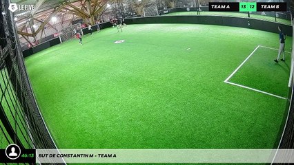 But de Constantin M - Team A