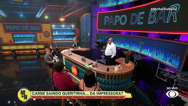 CARNE 3D? Tacos veganos com carne vegetal criada por impressora viraliza| Melhor da Noite