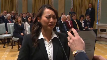 Canada’s new chief government whip moved to tears during swearing-in as Mark Carney’s cabinet member