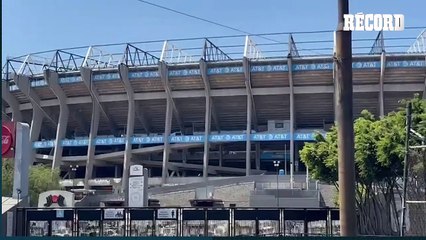 Estadio Banorte: Cubren "Azteca" a las afueras del Coloso para colocar nuevo nombre