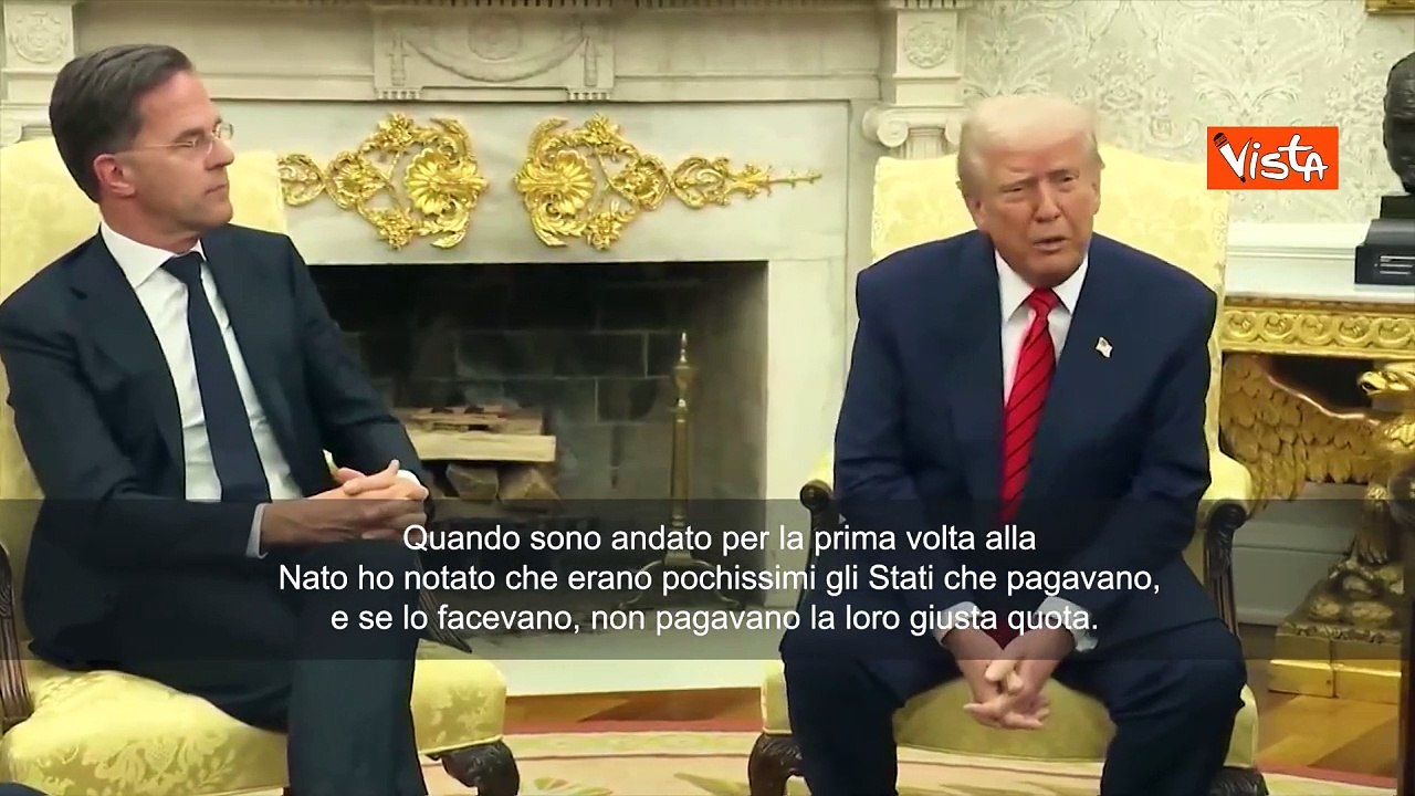 Trump a Rutte: Ho fatto pagare di pi? per la difesa ai Paesi Nato e ora ? pi? forte