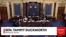Tim Sheehy Gets Round Of Applause After Responding To Tammy Duckworth On The Senate Floor
