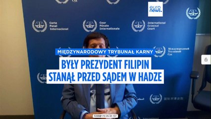 Były prezydent Filipin Duterte sądzony w Hadze