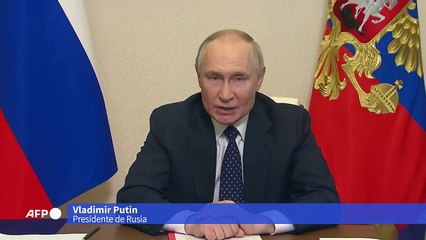 Putin pide al ejército ucraniano rendirse en la región rusa de Kursk