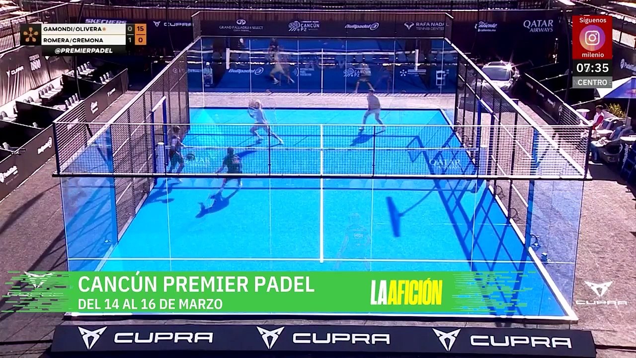 Brillan las palas mexicanas: Así se vive el Cancún Premier Padel P2
