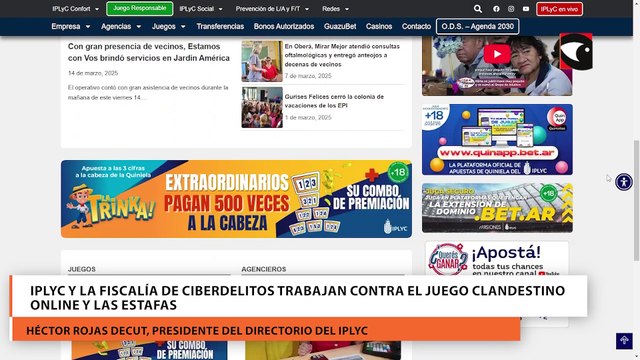 IPLyC y la Fiscalía de Ciberdelitos trabajan contra el juego clandestino online y las estafas