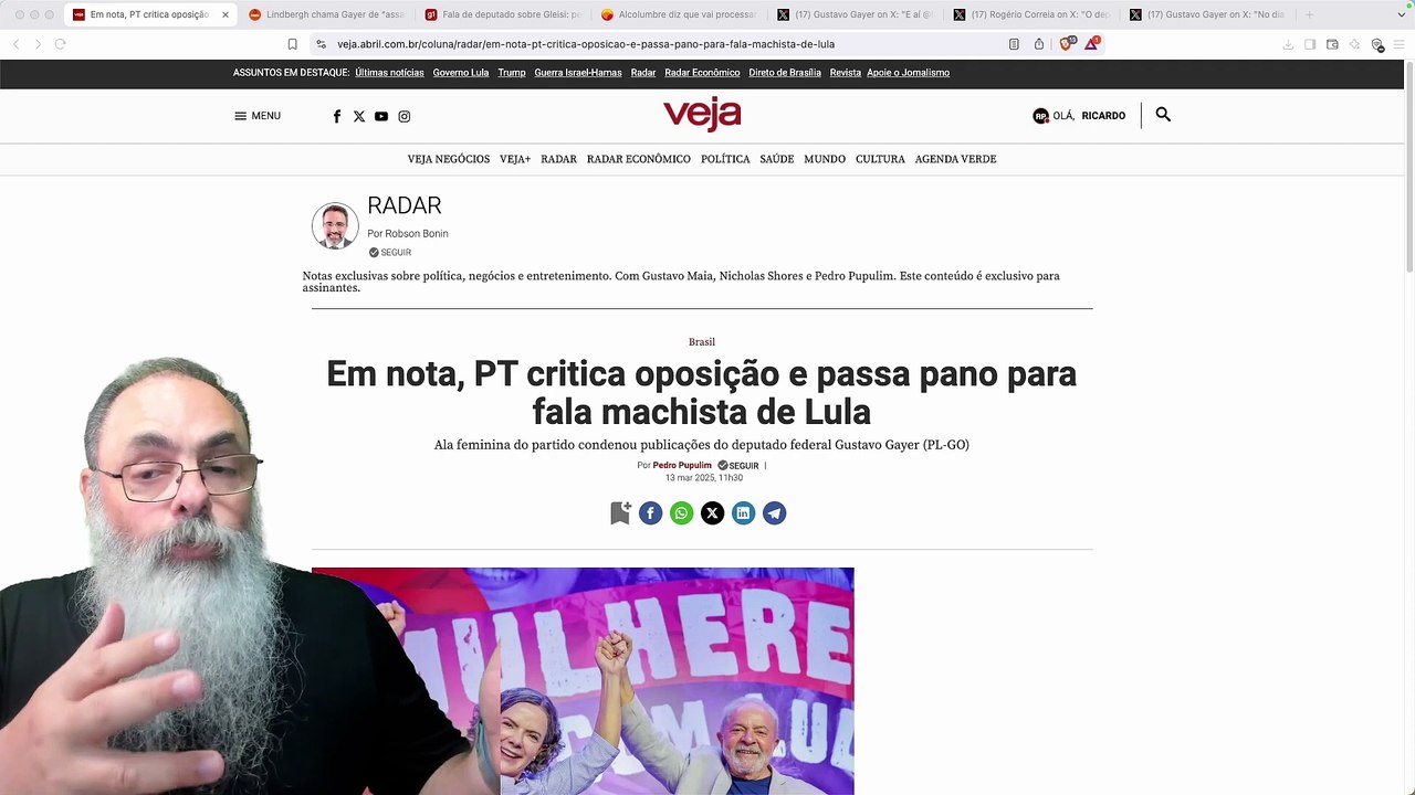 ALCOLUMBRE se sentiu FERIDO POR DENTRO com COMENTÁRIO sobre TRISAL de GAYER e diz que VAI PROCESSAR