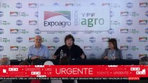 🔴JAVIER MILEI EN EXPOAGRO: 