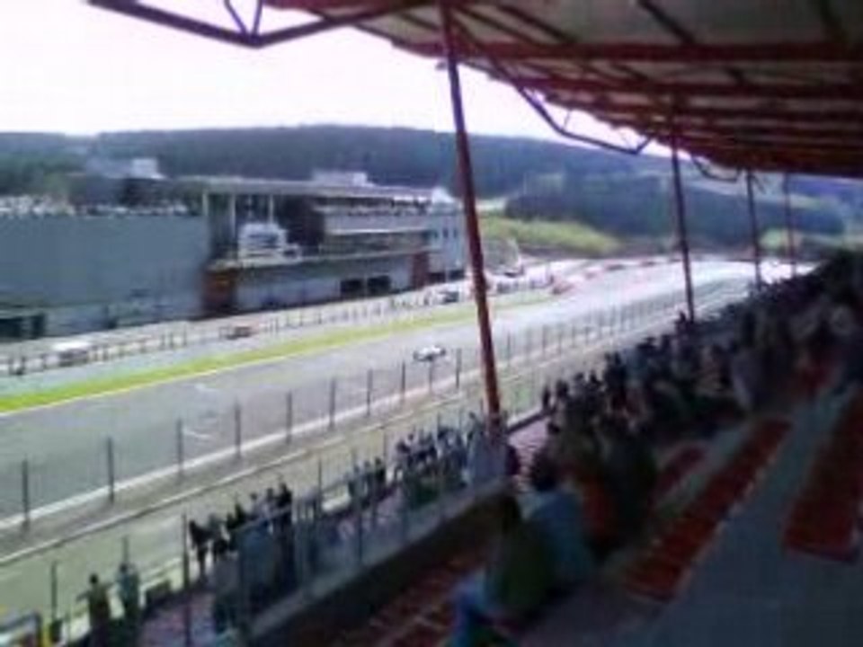 World Series by Renault  SPA 2008   F1 demo  Burn