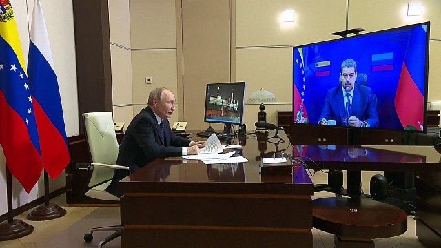 Putin y Maduro acuerdan ampliar cooperación entre Rusia y Venezuela