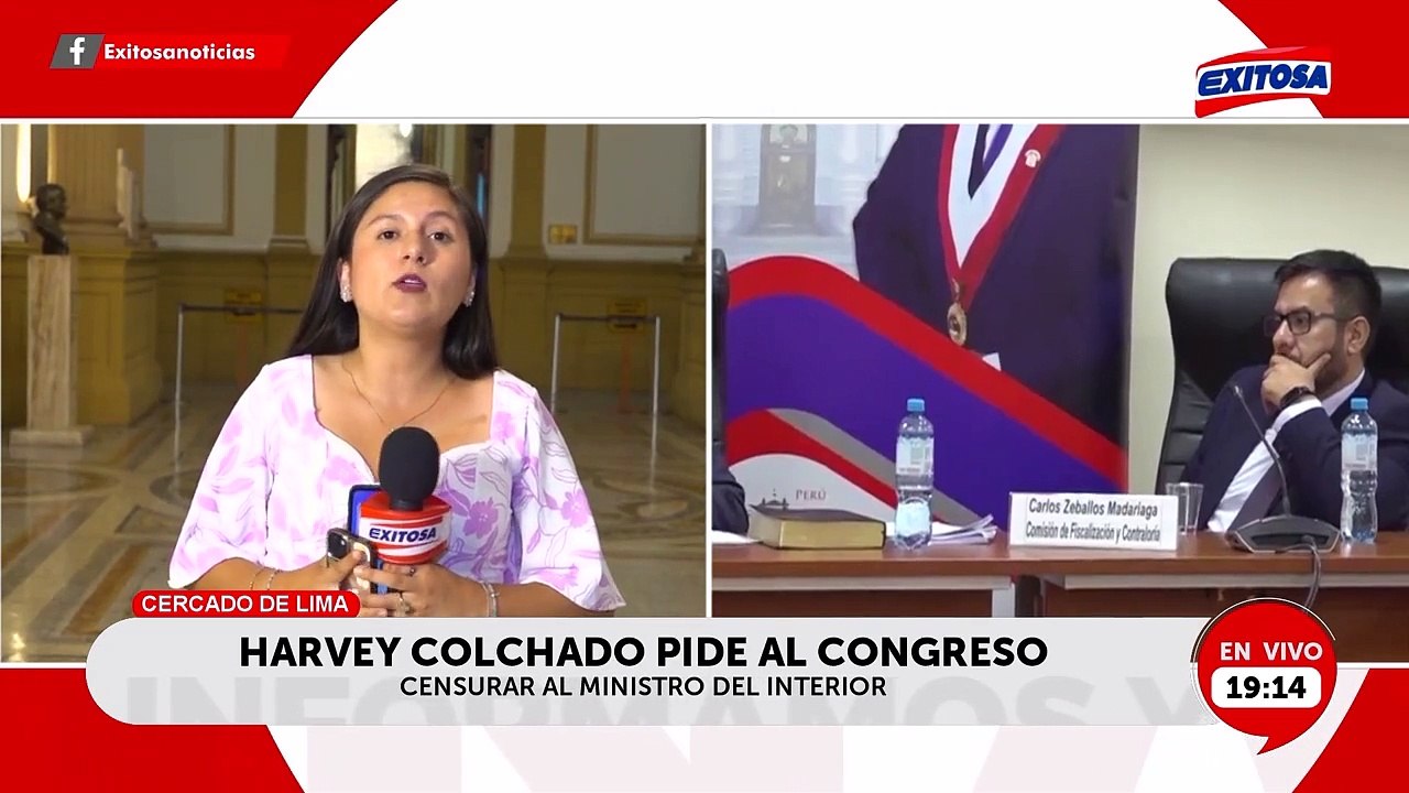 Harvey Colchado pide al Congreso censurar a Santiváñez y lo acusa por "destruir la Diviac": "Es un experto para defender al criminal"