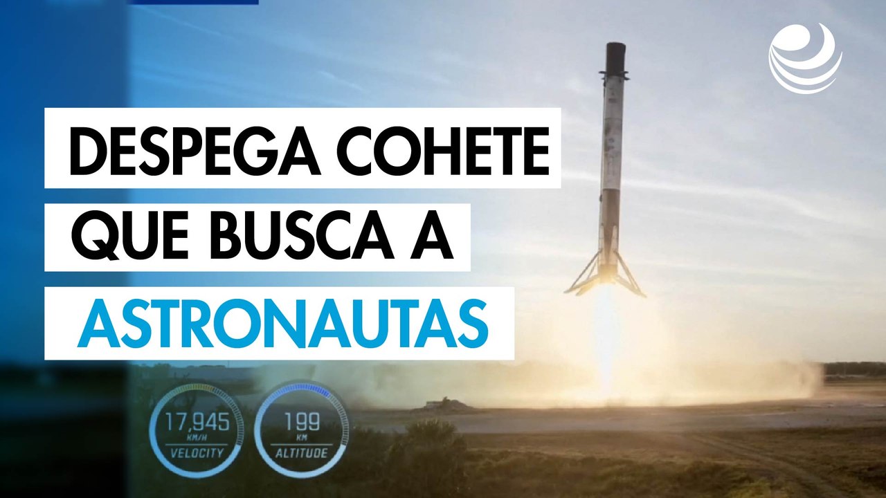 Cohete despega hacia la estación internacional para rescatar a astronautas varados