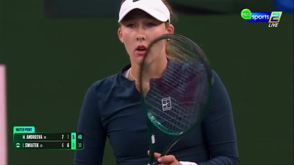 Indian Wells 2025 SF: M.Andreeva def I.Swiatek
