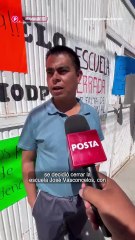 Padres cierran escuela de Durango exigiendo se atienda problemas con la limpieza.