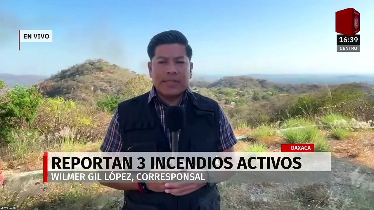 Oaxaca enfrenta tres incendios activos que afectan 360 hectáreas