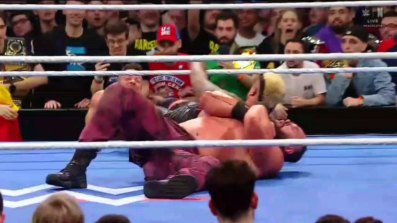 Jimmy Uso, Braun Strowman And LA Knight vs. The Bloodline - WWE SmackDown 3/14/2025
