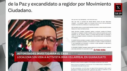 Encuentran muerto a Irán Villarreal Belmont, ex candidato de Movimiento Ciudadano en Guanajuato