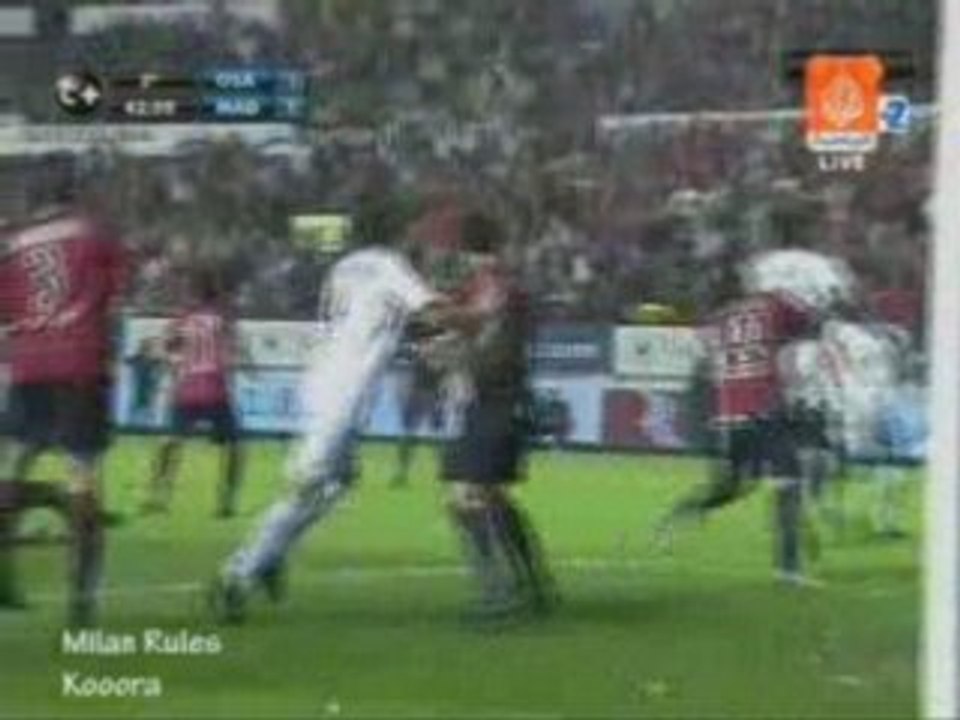 Ossasuna 1-2 realmadrid robben first goal to liga 08