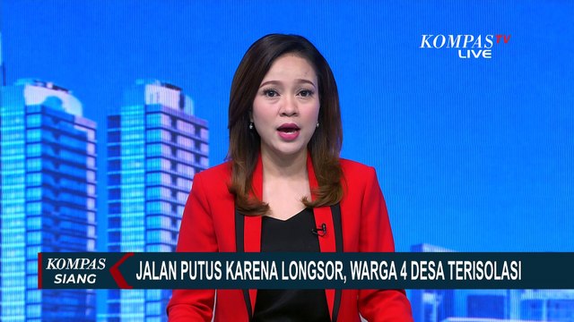 Warga 4 Desa Terisolasi di NTT Akibat Jalan Putus Tergerus Longsor