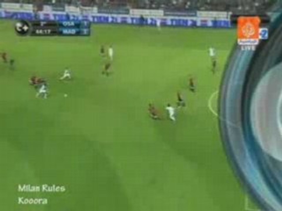 Ossasuna1-2realmadrid higuian the goal for liga 08