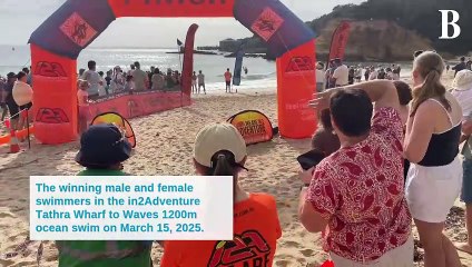 Tathra Wharf 2 Waves 1200m ocean swim, 15-3-2025, Bega District News