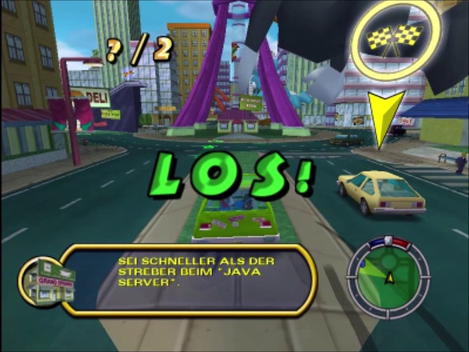 Die Simpsons Hit and Run Vox Streber