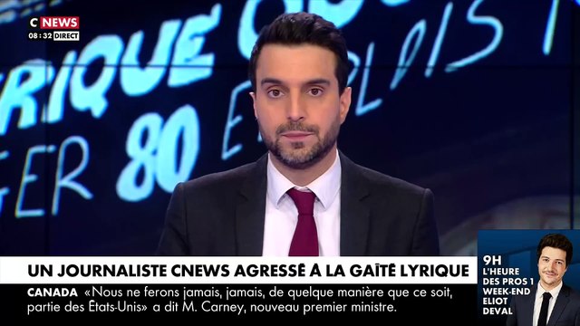 Migrants : Un journaliste de CNews et un agent de sécurité qui le protégeait violemment agressés hier soir lors d'un tournage au Théâtre de la Gaieté Lyrique squatté par des centaines de personnes