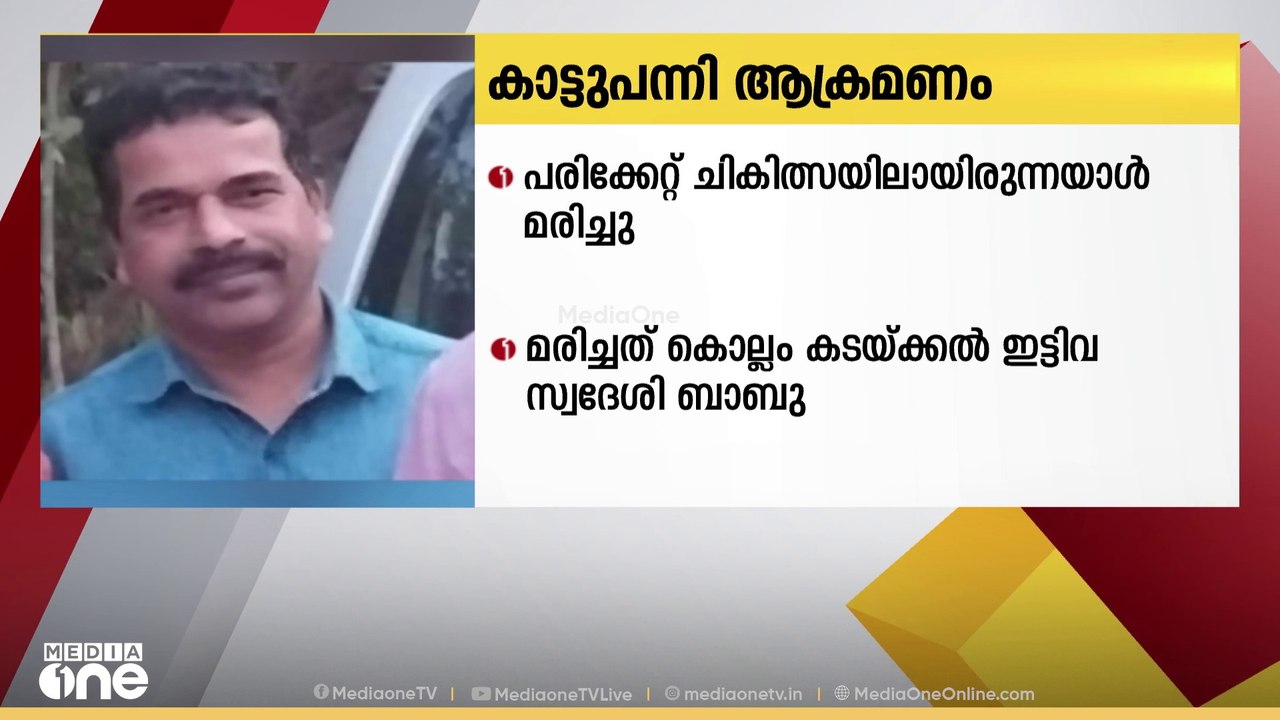 കൊല്ലം കടയ്ക്കലിൽ കാട്ടുപന്നി ഇടിച്ച്   പരിക്കേ...
