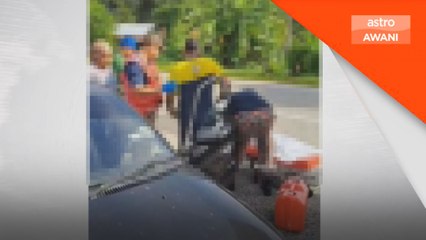 Lelaki tahan sakit lebih tiga jam, pipi tertusuk besi