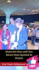 Shahrukh Khan & Hrithik Roshan Spotted at Airport with Sons Viral Masti Bollywood