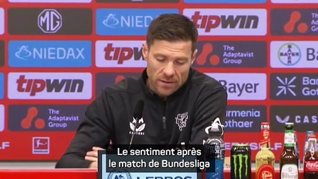 Xabi Alonso : Nous devons rester professionnels
