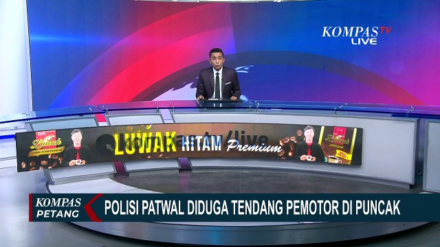 Viral! Detik-Detik Polisi Patwal Diduga Tendang Pemotor di Puncak hingga Jatuh