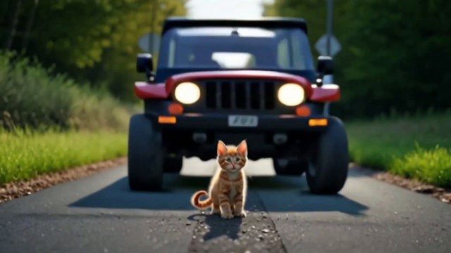 The Rabbit Saves a Kitten's Life #RabbitRescue #CuteAnimals #AnimalRescue