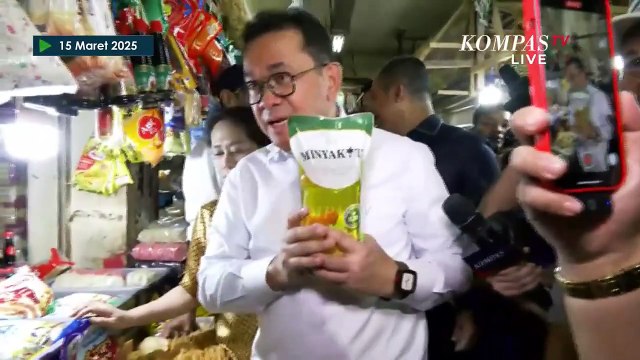 Mendag Budi Santoso Cek Takaran Minyakita hingga Harga Bahan Pokok di Pasar Ciracas Jelang Lebaran