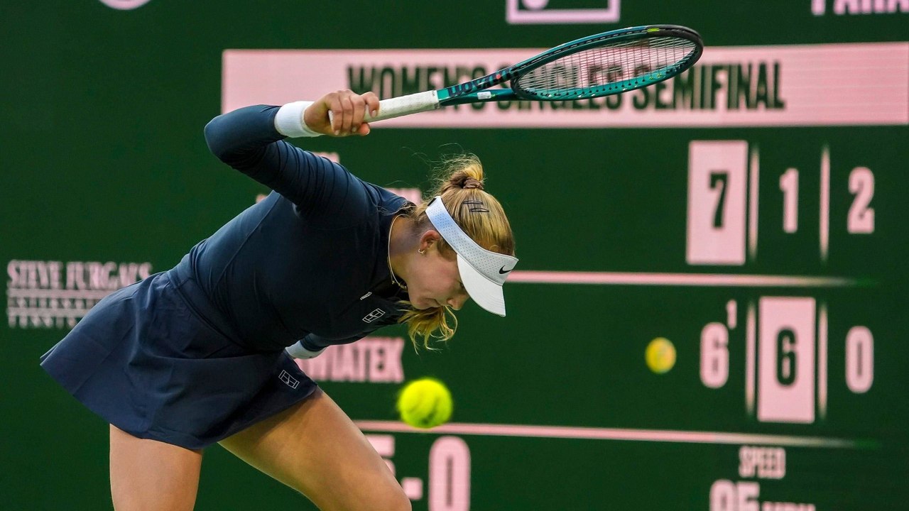 Saubere Longline-Vorhand inklusive: Andreeva schockt Swiatek