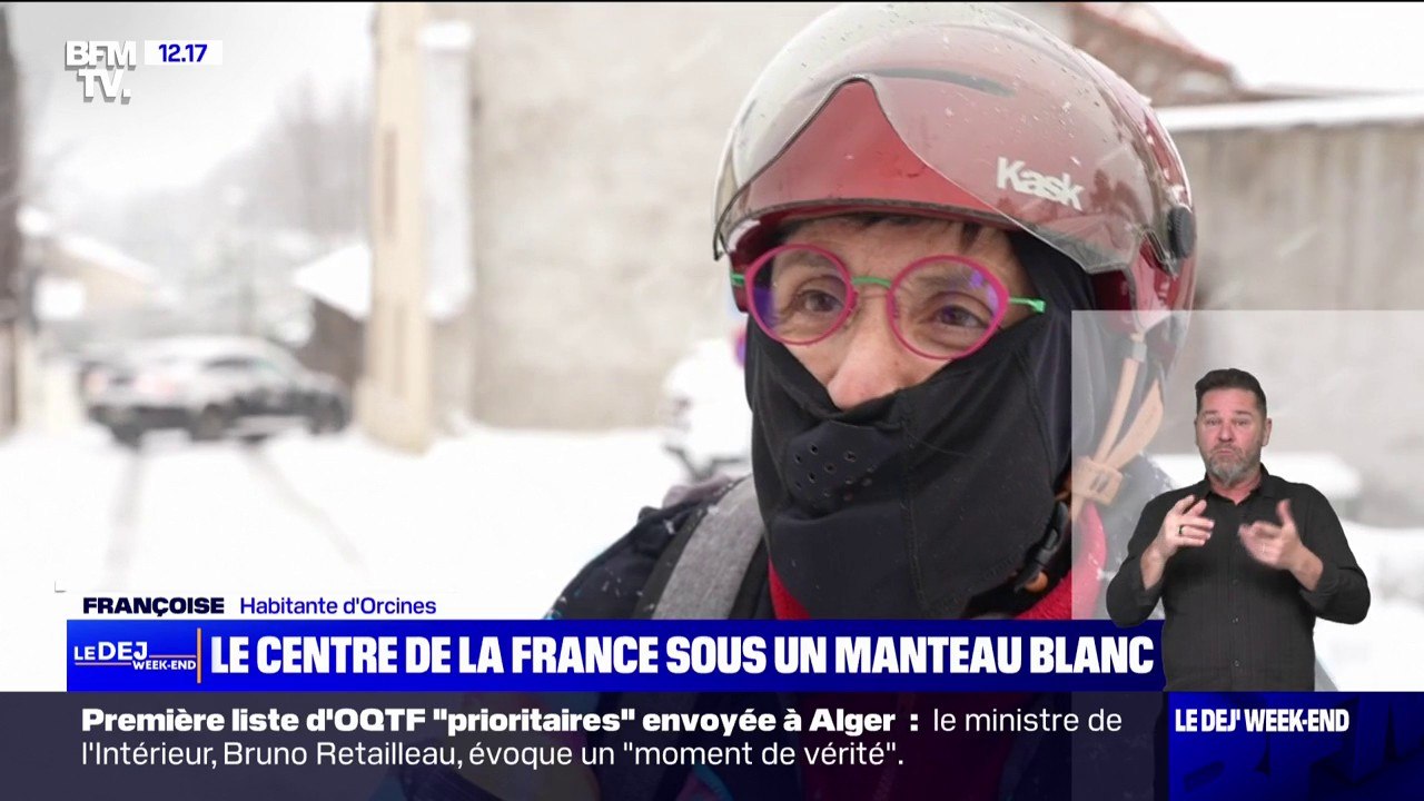 "Repos à la maison et partie de boules de neige": le programme des habitants d'Orcines dans le Puy-de-Dôme, placé en vigilance orange pour neige et verglas