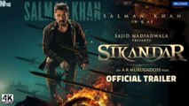Sikandar : Official Trailer | Salman Khan | Sajid Nadiadwala | AR Murgadas | Sikandar Trailer | 2025