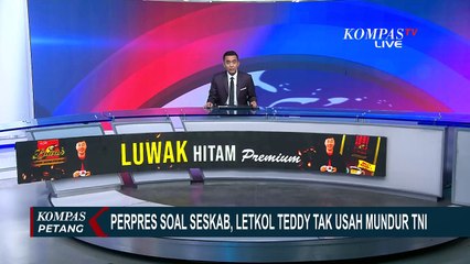 Perpres soal Seskab, Letkol Teddy Tak Usah Mundur TNI