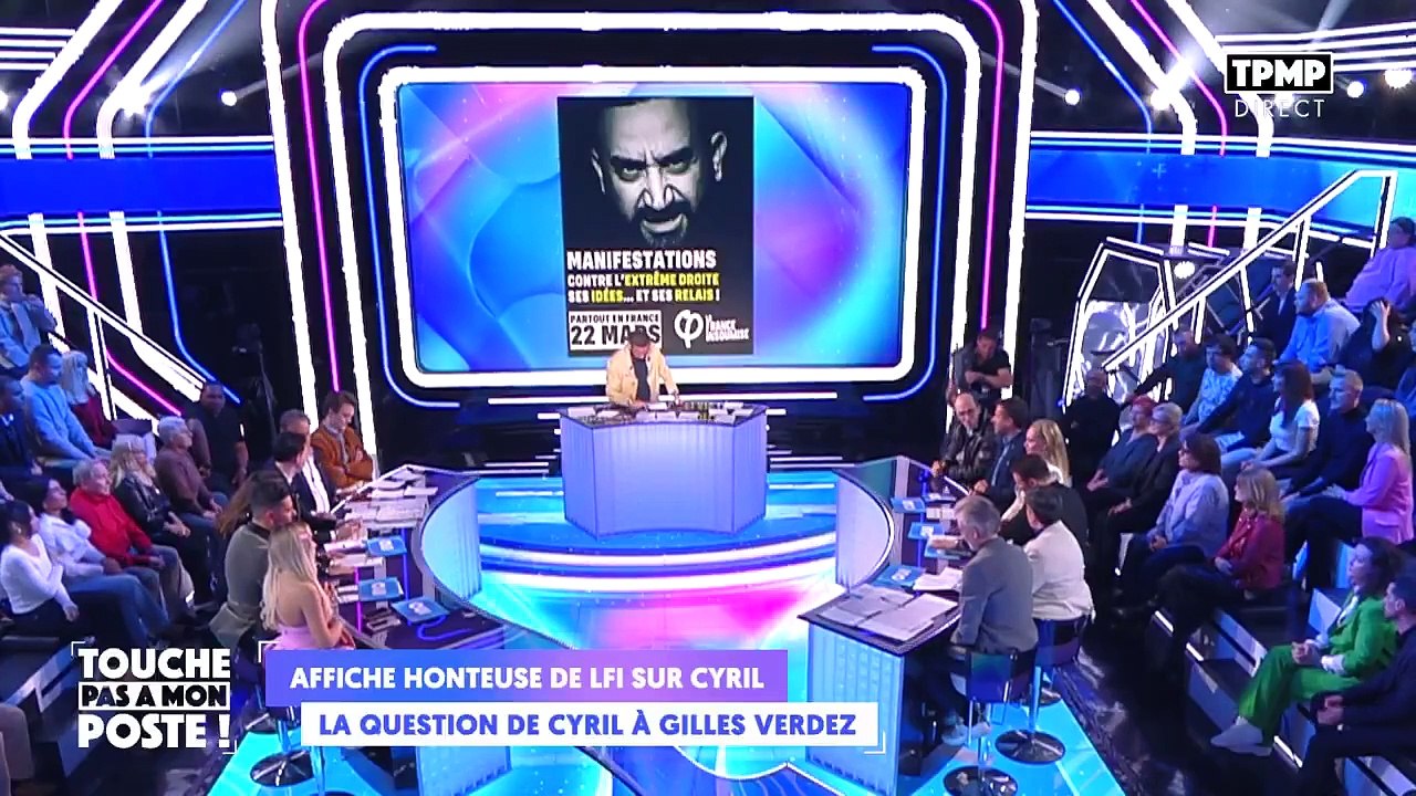 Cyril Hanouna a voulu poser une question dérangeante à Gilles Verdez sur son soutien pour La France Insoumise.