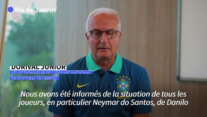 Foot: Neymar, touché à une cuisse, quitte la sélection brésilienne (sélectionneur)